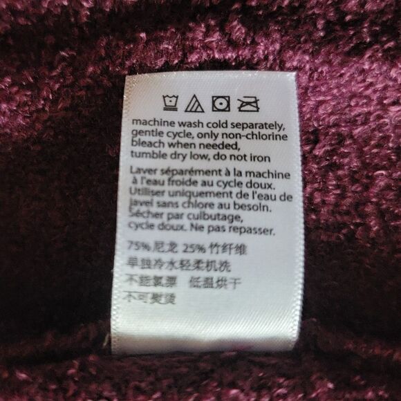 Barefoot Dreams Cozychic Lite Coastal Hooded Long Cardi in Burgundy - Picture 10 of 11